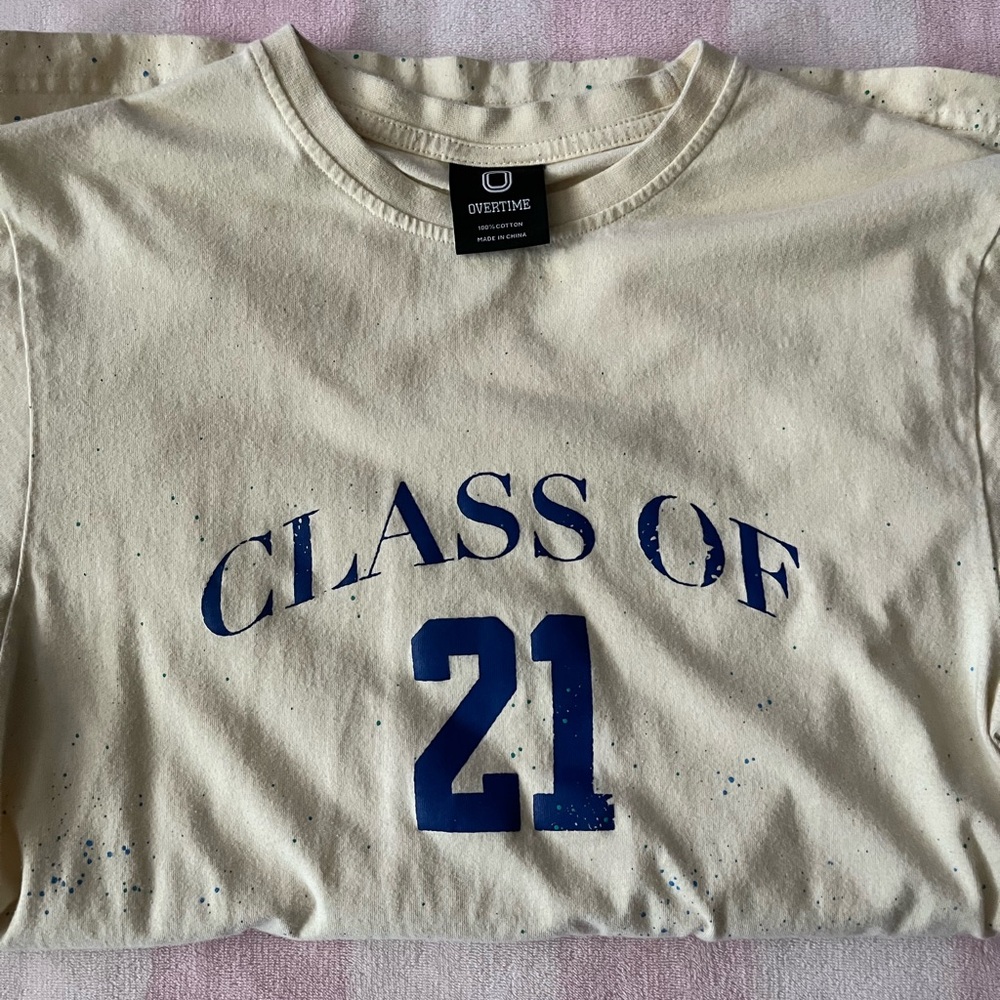 Overtime Class of 2021 shirt.